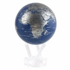 Mova Globes MOVA Blue & Silver 4.5" Globe