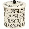 Elite Tins Emma Bridgewater Black Toast Design Biscuit Barrel Tin