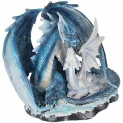 Deals 💯 Nemesis Now 👩 Mothers Love Blue Dragon And White Dragonling Figurine ✔️ 12 Nemesis Now Mothers Love Blue Dragon And White Dragonling Figurine