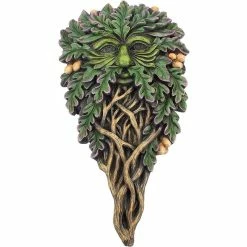 Nemesis Now Greenman Face Decorative Wall Plaque All Seing Oak