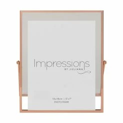 Widdop Photo Frames Copper Finish Floating Frame Holds 5 X 7 Inch Photo