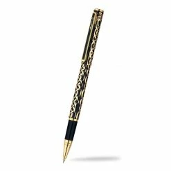 Sea Gems Celtic Bird Design Gold Metal Rollerball Pen