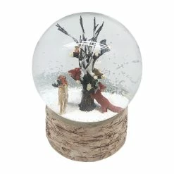 Heaven Sends Woodland Animal Scene Musical Snow Globe Plays Jingle Bells