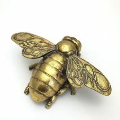 Langs Gold Bee Hanging Or Free Standing Ornament 20 Cm