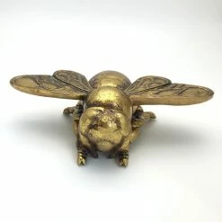 Langs Gold Bee Hanging Or Free Standing Ornament 20 Cm