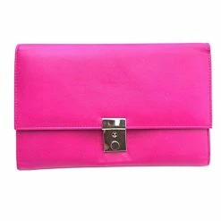 Golunski Leather Lockable Travel Wallet & Passport Holder In Pink