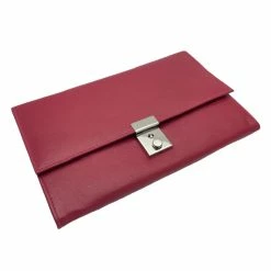 Golunski Leather Lockable Travel Wallet & Passport Holder In Red