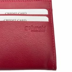 Golunski Leather Lockable Travel Wallet & Passport Holder In Red