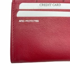 Golunski Leather Lockable Travel Wallet & Passport Holder In Red