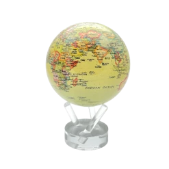 Mova Globes MOVA Antique Beige Map 4.5" Globe