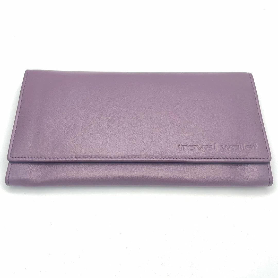 Outlet ๐ Golunski Leather Travel Wallet & Passport Holder Family Traveller In Grape - Dark Purple ๐ 4 Golunski Leather Travel Wallet & Passport Holder Family Traveller In Grape - Dark Purple