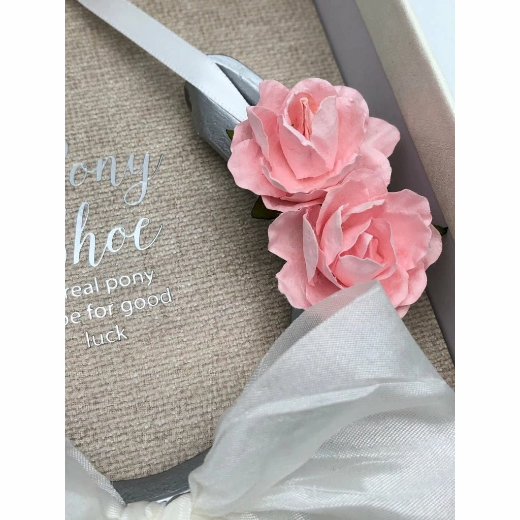 Budget 🔥 Kitted Out Wedding, Engagement, Anniversary Wedding Good Luck Gift Lucky Real Pony Horseshoe Decorated With Peach Coloured Flowers 😍 6 Kitted Out Wedding, Engagement, Anniversary Wedding Good Luck Gift Lucky Real Pony Horseshoe Decorated With Peach Coloured Flowers