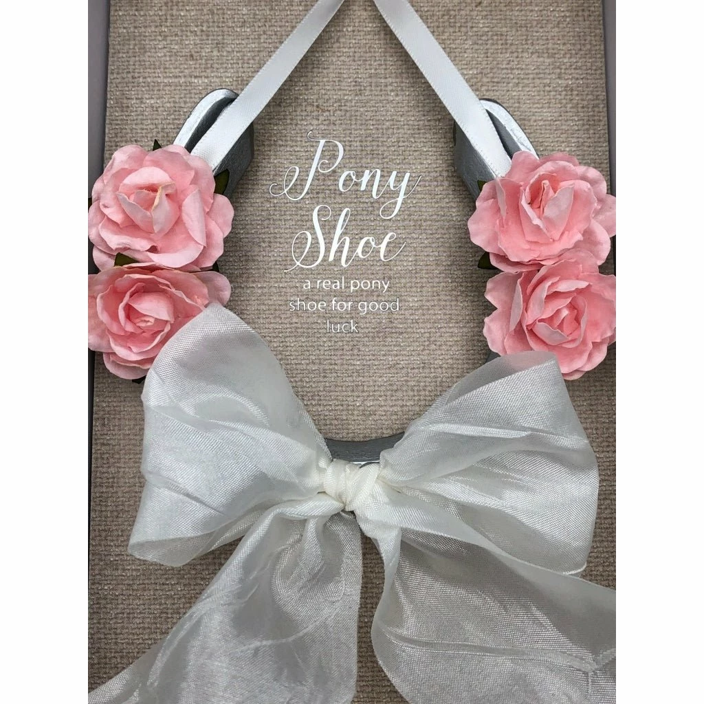Budget 🔥 Kitted Out Wedding, Engagement, Anniversary Wedding Good Luck Gift Lucky Real Pony Horseshoe Decorated With Peach Coloured Flowers 😍 7 Kitted Out Wedding, Engagement, Anniversary Wedding Good Luck Gift Lucky Real Pony Horseshoe Decorated With Peach Coloured Flowers