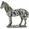 Lesser & Pavey Leonardo Collection Natural World Wild Horse Figure Carved Stone Style