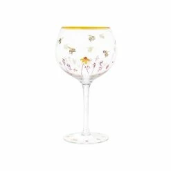 Lesser & Pavey Leonardo Collection Busy Bees Gin Glass