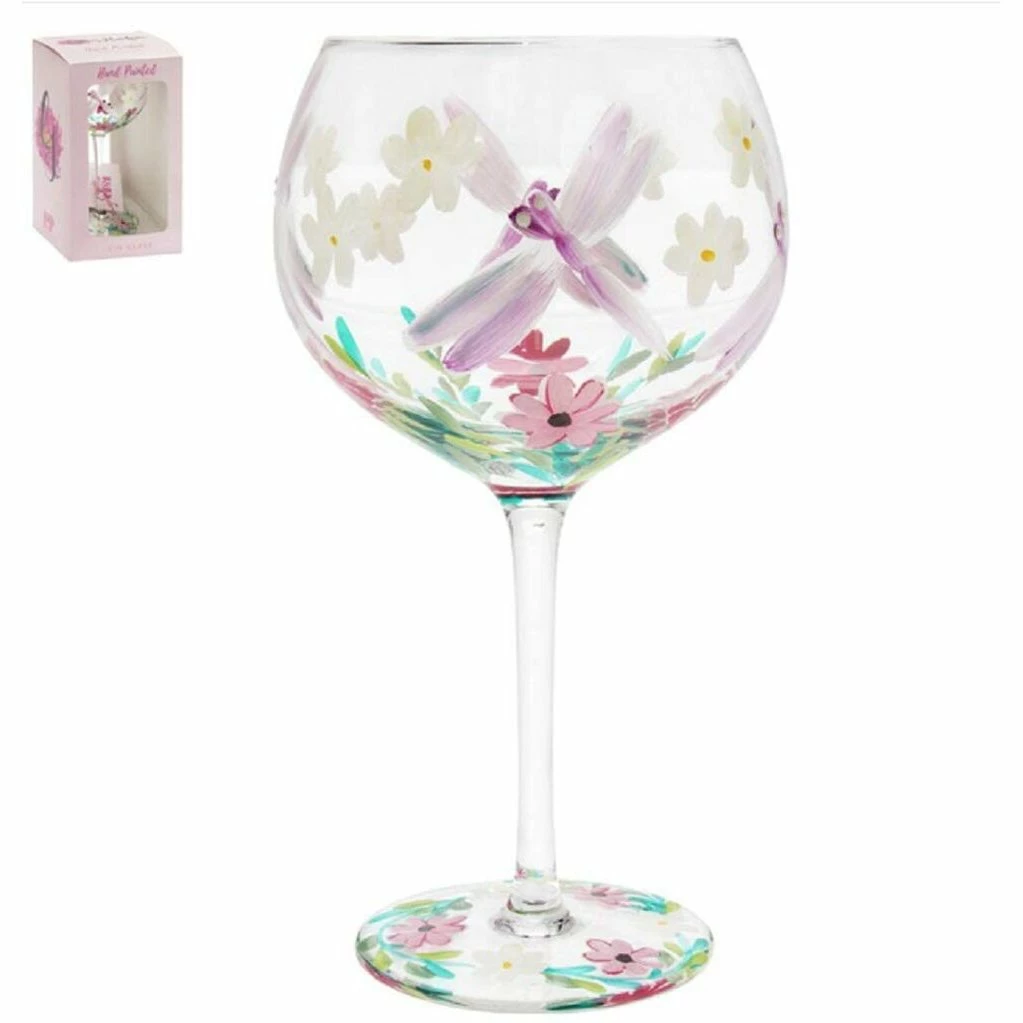 Promo π Lesser & Pavey Lynsey Johnstone Handpainted Dragonfly Gin Glass Gin Glasses β 3 Lesser & Pavey Lynsey Johnstone Handpainted Dragonfly Gin Glass Gin Glasses