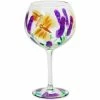 Lesser & Pavey Lynsey Johnstone Handpainted Butterfly Gin Glass Gin Glasses