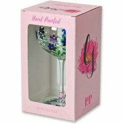 Lesser & Pavey Lynsey Johnstone Handpainted Meadow Flowers Gin Glass Gin Glasses