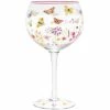 Lesser & Pavey Leonardo Collection Butterfly Garden Large Gin Glass