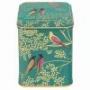 Elite Tins Sara Mller Birds Green Storage Tin