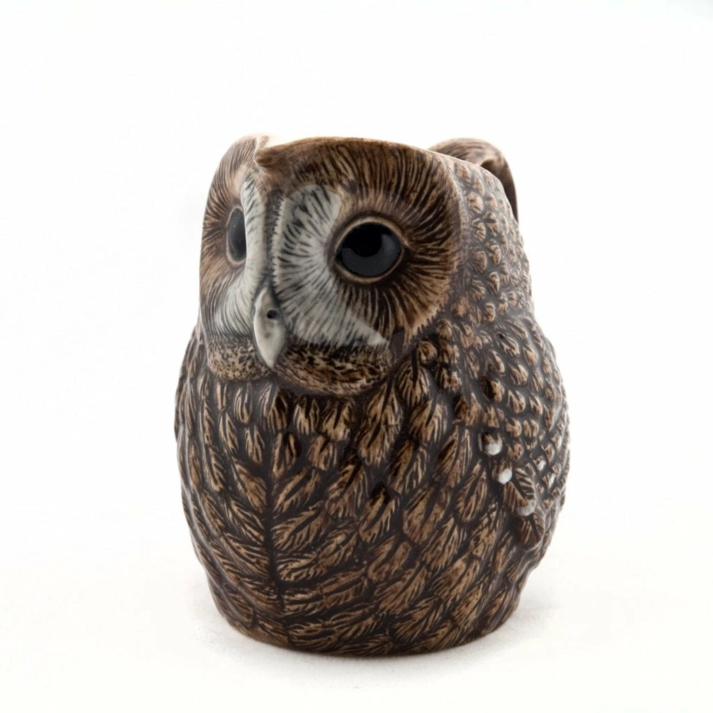 Outlet 😉 Quail Ceramics Tawny Owl Jug 3.5" 🎁 3 Quail Ceramics Tawny Owl Jug 3.5"