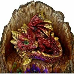 Buy π Nemesis Now Red Dragon Arboreal Hatchling In Tree Trunk Light Up Figurine π― 12 Nemesis Now Red Dragon Arboreal Hatchling In Tree Trunk Light Up Figurine