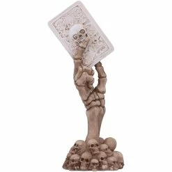 Hot Sale 💯 Nemesis Now Ace Up Your Sleeve Skeleton Hand With Ace Of Spades Card Figure ⭐ 12 Nemesis Now Ace Up Your Sleeve Skeleton Hand With Ace Of Spades Card Figure