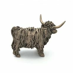Frith Sculptures Frith - Highland Cow Standing Junior Sculpture By Veronica Ballan