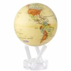 Mova Globes MOVA Antique Beige Map 6