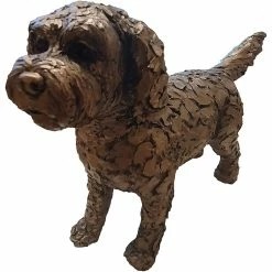 Frith - Sparky Cockapoo Dog Sculpture By Adrian Tinsley Frith Sculptures