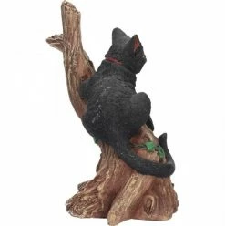 Hot Sale 🛒 Onyx Black Cat In A Tree Figure By Nemesis Now 👏 10 Onyx Black Cat In A Tree Figure By Nemesis Now