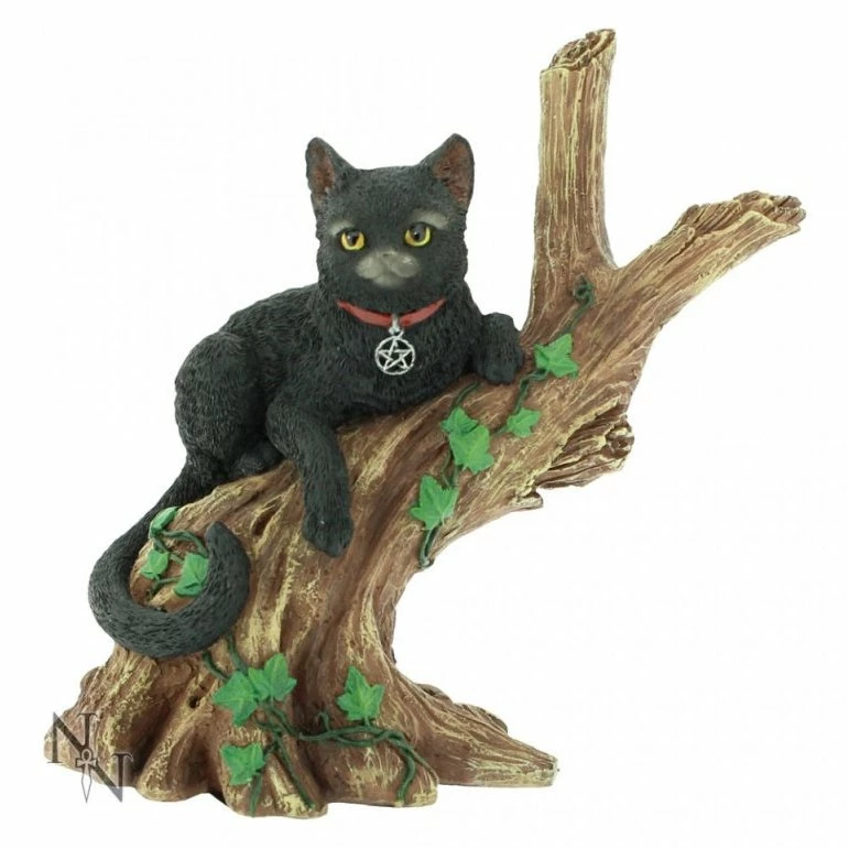 Hot Sale 🛒 Onyx Black Cat In A Tree Figure By Nemesis Now 👏 3 Onyx Black Cat In A Tree Figure By Nemesis Now