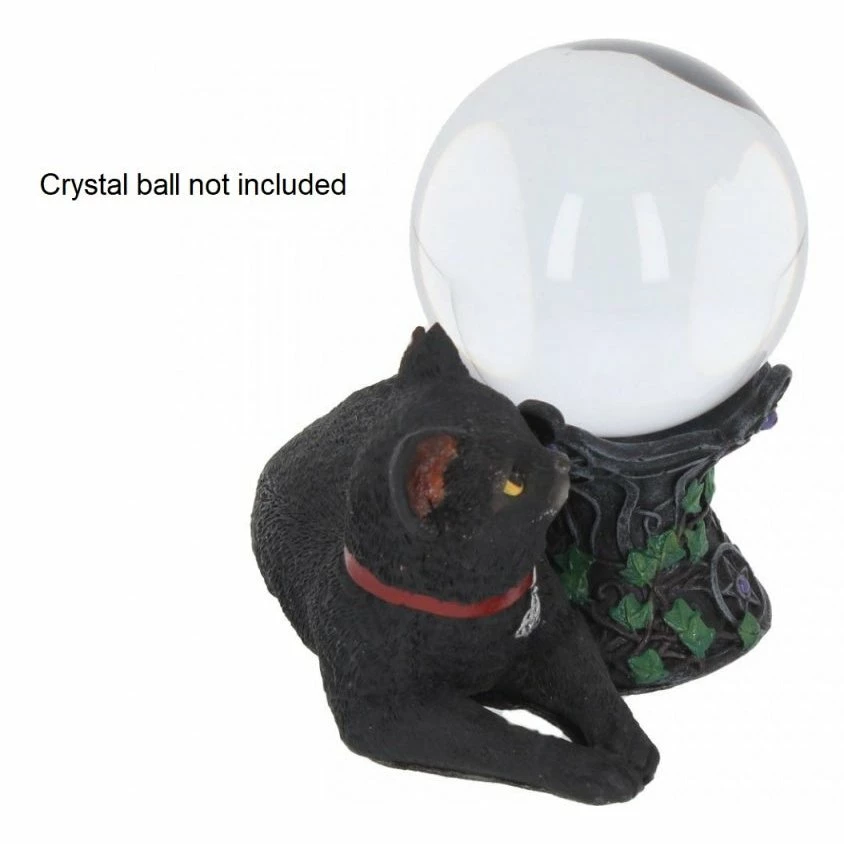 Best Pirce π Cosmo Black Cat Crystal Ball Holder By Nemesis Now π 7 Cosmo Black Cat Crystal Ball Holder By Nemesis Now