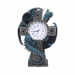 Nemesis Now Draco Blue Dragon Clock 17.8cm By Anne Stokes