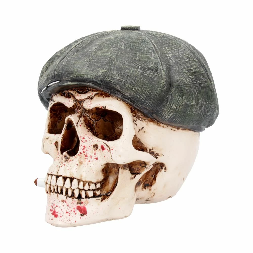 New 🌟 Boss Skull Figurine With Flatcap By Nemesis Now 🤩 5 Boss Skull Figurine With Flatcap By Nemesis Now