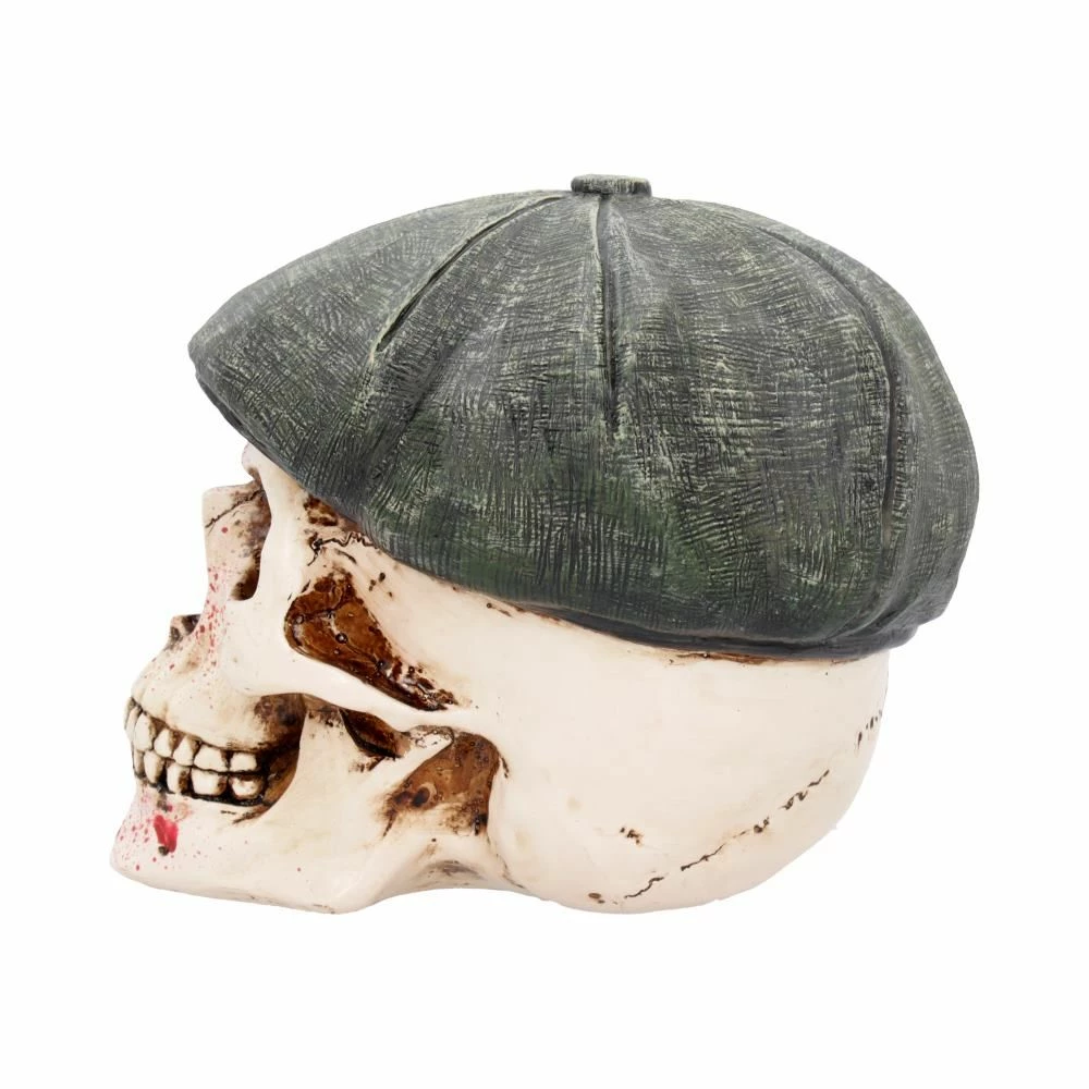 New 🌟 Boss Skull Figurine With Flatcap By Nemesis Now 🤩 4 Boss Skull Figurine With Flatcap By Nemesis Now