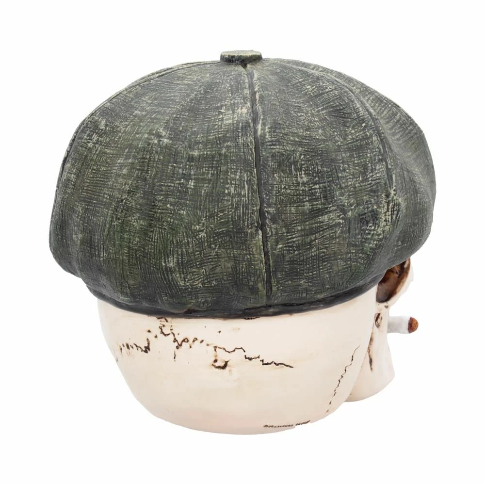 New 🌟 Boss Skull Figurine With Flatcap By Nemesis Now 🤩 8 Boss Skull Figurine With Flatcap By Nemesis Now