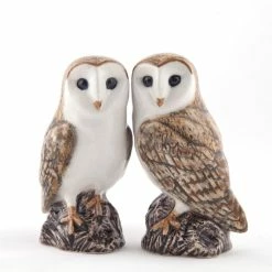 Quail Ceramics Barn Owl Salt & Pepper Shakers