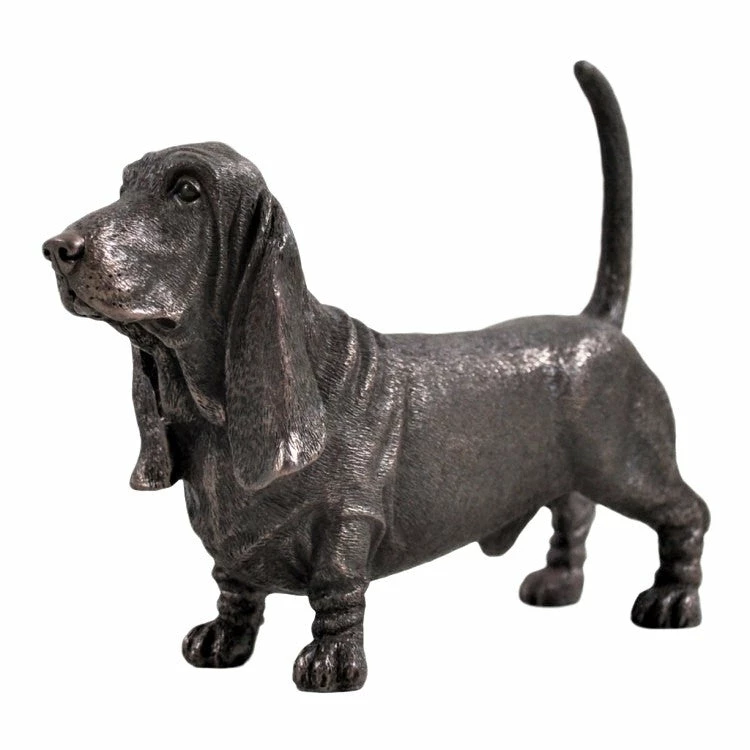 New ๐ Fiesta Studios Basset Hound ๐ฆฎ Dog Figure Cold Cast Bronze By Beauchamp Bronze โญ 3 Fiesta Studios Basset Hound Dog Figure Cold Cast Bronze By Beauchamp Bronze