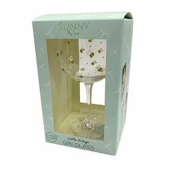 Joe Davies Sunny By Sue Hand Decorated Bumble Bee Gin Glass