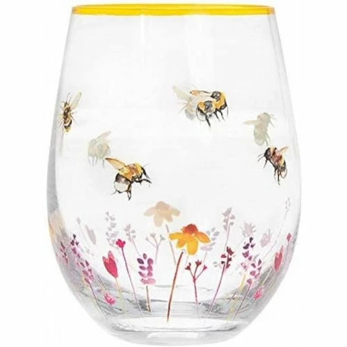 Buy β Lesser & Pavey Leonardo Collection Stemless Gin Cocktail Glass Tumbler Decorated With Busy Bees π 3 Lesser & Pavey Leonardo Collection Stemless Gin Cocktail Glass Tumbler Decorated With Busy Bees