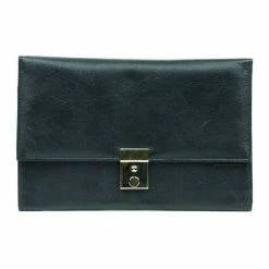 Golunski Leather Lockable Travel Wallet & Passport Holder In Black