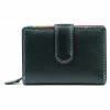 Flash Sale π Golunski Leather Flap Over Tab Purse Cards & Cash Black & Multi Colour π 1 Golunski Leather Flap Over Tab Purse Cards & Cash Black & Multi Colour