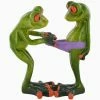 Fiesta Studios Comical Frogs Cheeky Pants Couple Small Resin Figurine