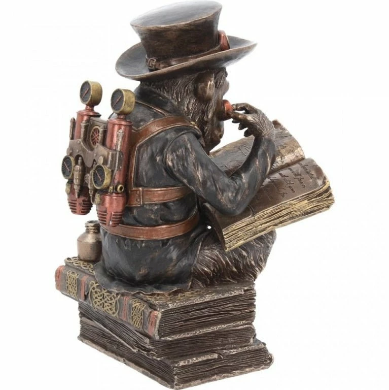 Best Sale 🌟 Chimpanzee Scholar Cold Cast Bronze By Nemesis Now Darwinism Steampunk 😉 5 Chimpanzee Scholar Cold Cast Bronze By Nemesis Now Darwinism Steampunk