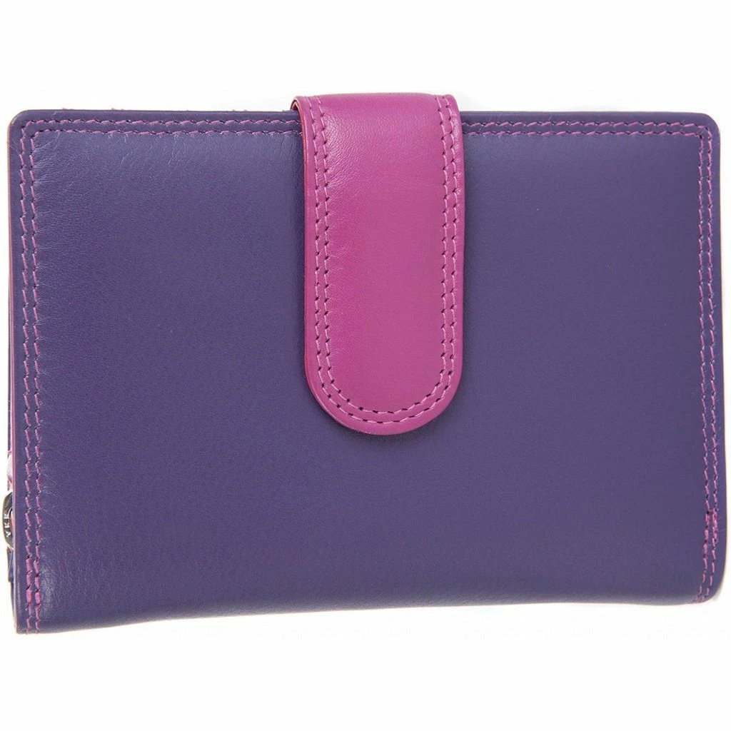 New π Golunski Leather Flap Over Tab Purse Cards & Cash China Rose Colour π 3 Golunski Leather Flap Over Tab Purse Cards & Cash China Rose Colour