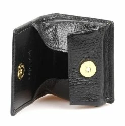 Golunski Leather Magnetic Coin Purse - Pouch Branded Range In Black