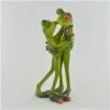 Fiesta Studios Comical Frogs Kissing Couple Small Resin Figurine