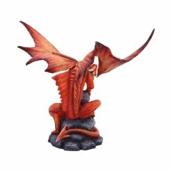 Orange Adult Fire Dragon Figure By Nemesis Now, Anne Stokes Collection