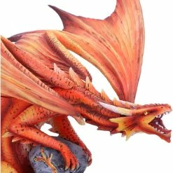 Orange Adult Fire Dragon Figure By Nemesis Now, Anne Stokes Collection